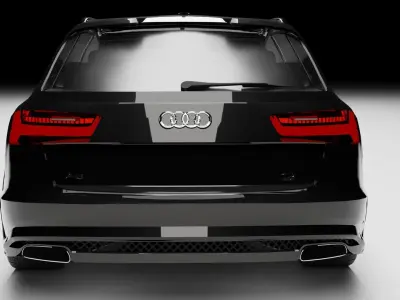 Audi A6 Avant 2017 3D model