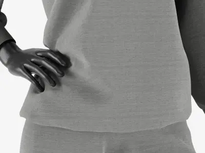 Woman Sport Clothes 3D model