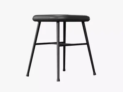 Spine Metal Base Stool-Model 1938 v-01 Low-poly 3D model