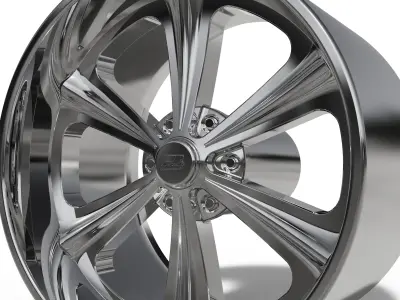 BILLET SPECIALATIES RAIL WHEEL  3D print model