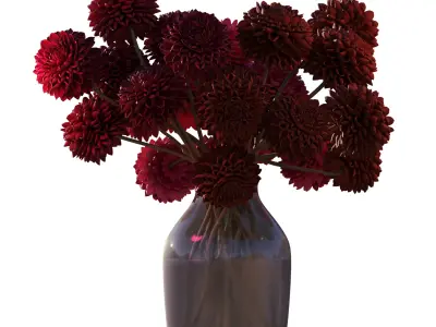 DAHLIA Bouquet 3D model