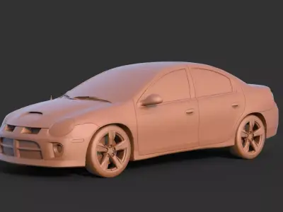 Dodge Neon SRT-4 2003 3D print model