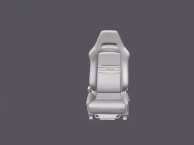 Recaro Style Racing Seat Printable Model 3D print model