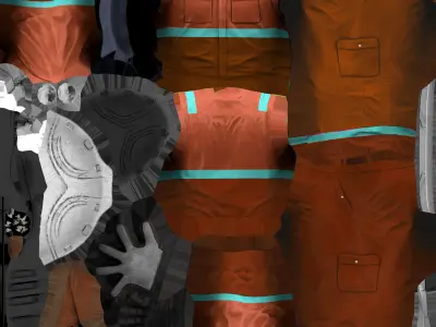 Tunnel Construction - Shotcrete Process 3D model