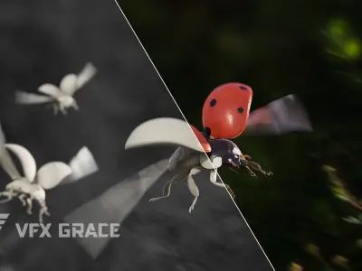 Ladybug Rig - MAYA 3D model