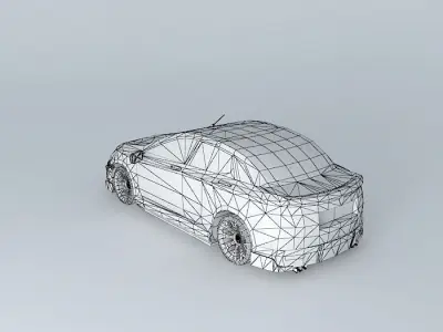 Proton Saga 2013 Concept Tuned Free 3D model