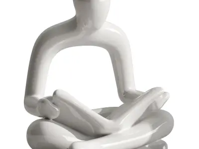Decorative Abstract Sculpture 05 3D model