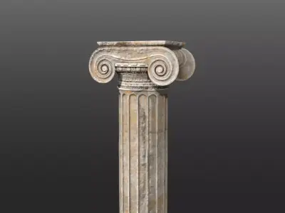 Ionic column 3D model order