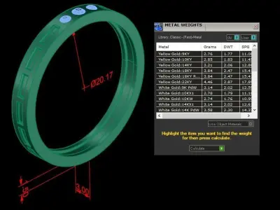 Jewelry Ring 3D print model 26