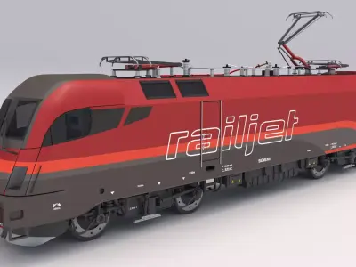 Siemens Taurus RailJet 3D model