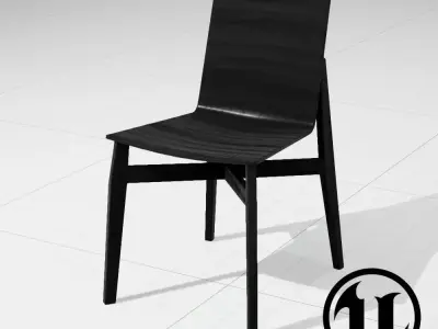 MolteniC Who Chair UE4 Low-poly 3D model