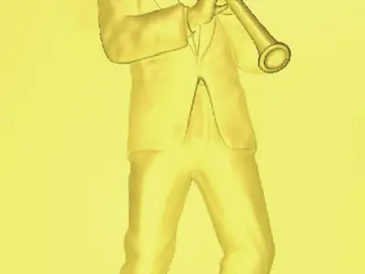 Clarinet Player Free 3D print model