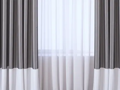 Set 116 Curtains 3D model
