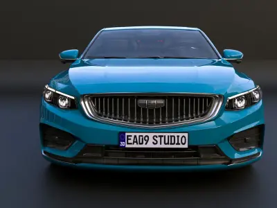  2022 Geely Preface 3D model