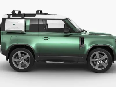 Land Rover Defender 90 2020 3D model