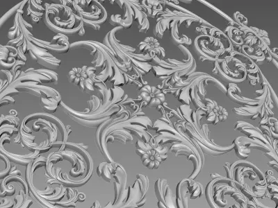 Decorative Rosette 3D model