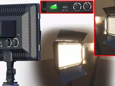 Studio Lights 3D model