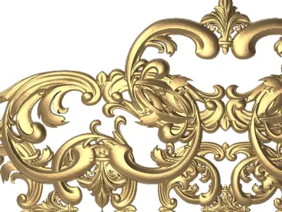 decorative pattern ready for 3D printing 3D model 15