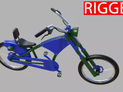 Bicycle chopper bike 3D model