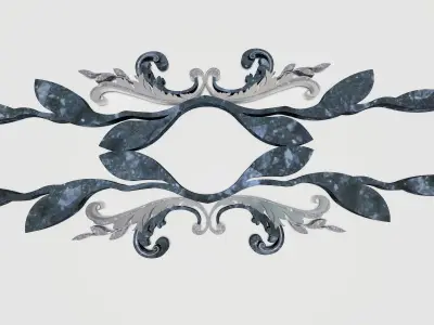 Decor - Decorative mirror 3D model