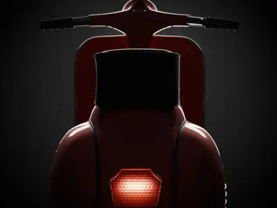 Vespa Low-poly 3D model