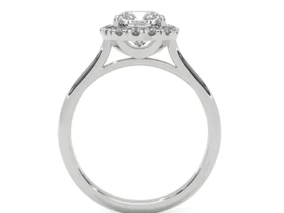 solitaire ring with detail images and 360 render videos 51 3D print model