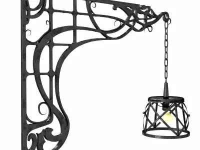 Outdoor street Lights 3D model