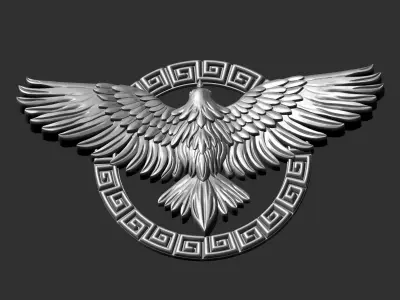 eagle flying 3D print model