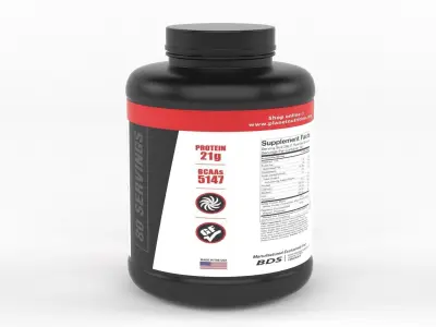 Protein Powder 3D model 181