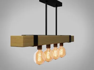 Ceiling Light 10 Low-poly 3D model