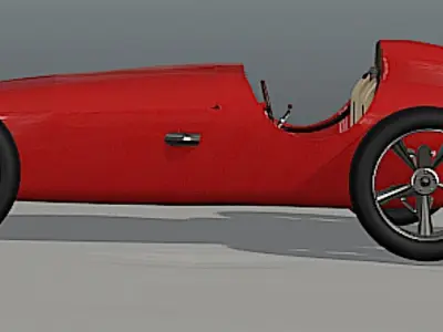 1959 Troy Roadster - High Poly 3D model