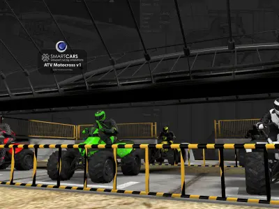 SMARTCARS AI ATV Motocross Simulations v1 3D model