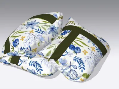 Pillow Low-poly 3D model buy