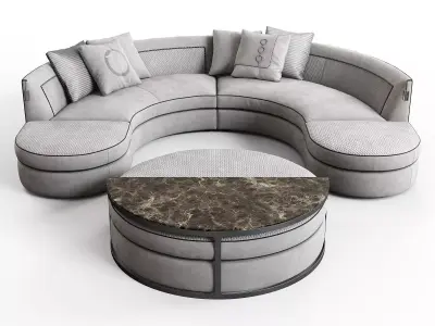 Borromeo Modular Sofa 3D model