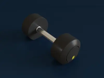 Dumbell - Unique design Free low-poly 3D model