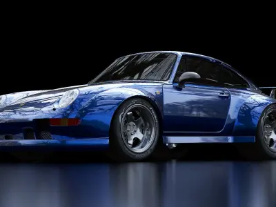 Porsche 911-964 GT 3D model