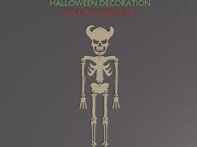 Hanging Skeleton decoration-3D Printable STL Files 3D print model