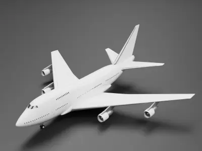 Boeing 747SP 3D model
