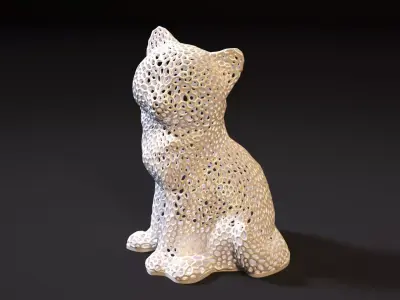 Cat Statue 3D print model