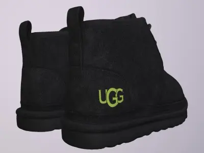 UGG WINTER SHOES PBR Low-poly 3D model