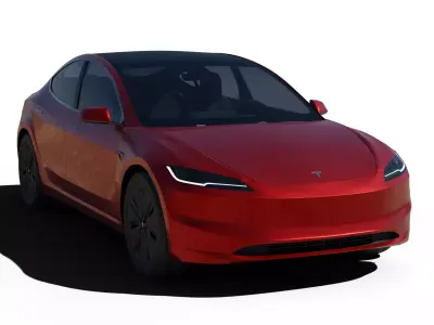 2024 Tesla Model 3 Highland 3D model