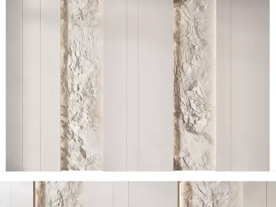  Wall 3d panel 07 3D model