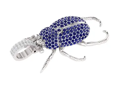 hip hop Bee Custom Pendant 3D print model