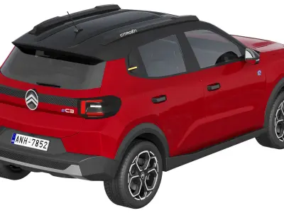 Citroen e-C3 2024 3D model