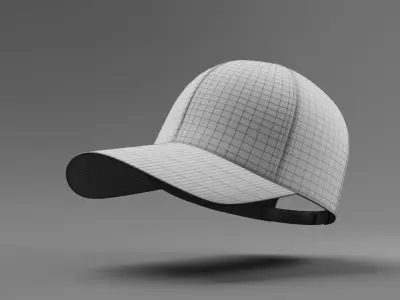 Cap - 05 Low-poly 3D model