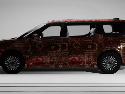 Zeekr 009 Low-poly 3D model