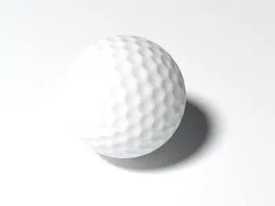 golf ball Free 3D model buy