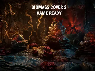 Biomass cover 2 Low-poly 3D model