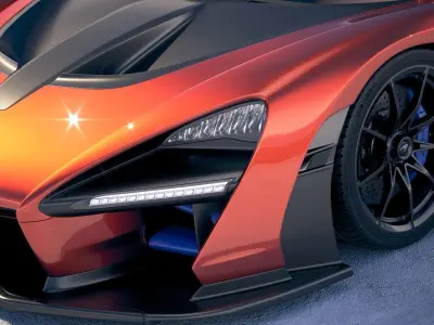 McLaren Senna 2019 3D model