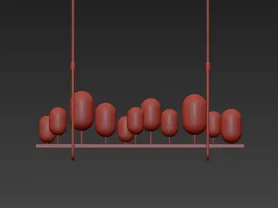 Vintage Pendant 3D model